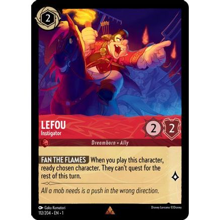 Lefou - Instigator (112/204) - The First Chapter Cold Foil
