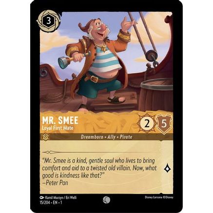 Mr. Smee - Loyal First Mate (15/204) - The First Chapter Cold Foil