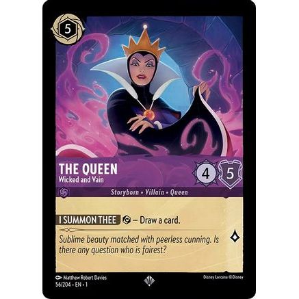 The Queen - Wicked and Vain (56/204) - The First Chapter Cold Foil
