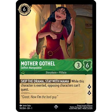 Mother Gothel - Selfish Manipulator (90/204) - The First Chapter Cold Foil