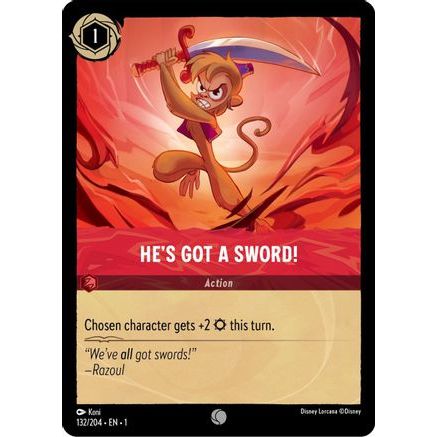 He's Got A Sword! (132/204) - The First Chapter Cold Foil