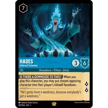 Hades - Infernal Schemer (147/204) - The First Chapter Cold Foil