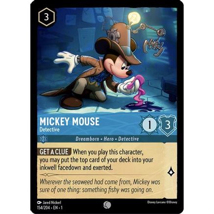 Mickey Mouse - Detective (154/204) - The First Chapter Cold Foil