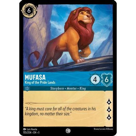 Mufasa - King of the Pride Lands (155/204) - The First Chapter Cold Foil