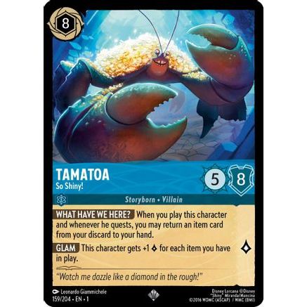 Tamatoa - So Shiny! (159/204) - The First Chapter Cold Foil