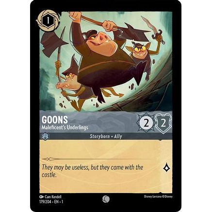 Goons - Maleficent's Underlings (179/204) - The First Chapter Cold Foil