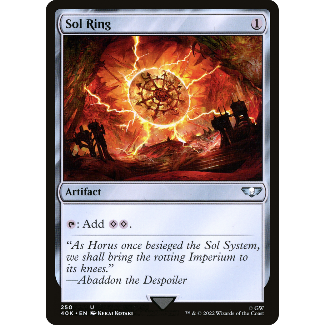 Sol Ring (40K-250) - Warhammer 40,000 Commander