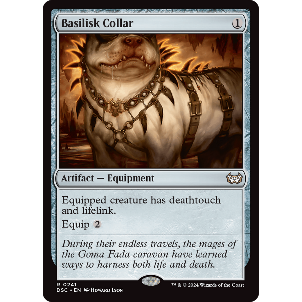 Basilisk Collar (DSC-241) - Duskmourn: House of Horror Commander