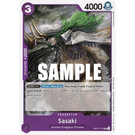Sasaki (Event Pack Vol. 2) (OP01-101) - One Piece Promotion Cards
