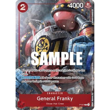 General Franky (Event Pack Vol. 2) (P-027) - One Piece Promotion Cards Foil