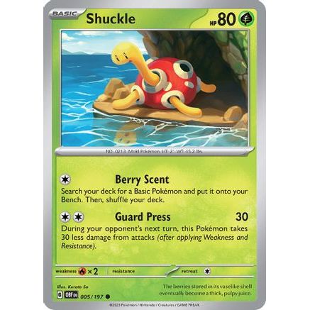 Shuckle 5 - SV03 Obsidian Flames