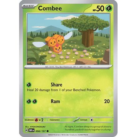 Combee 8 - SV03 Obsidian Flames Reverse Holofoil