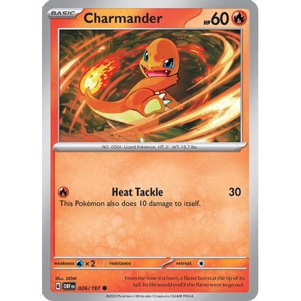 Charmander 26 - SV03 Obsidian Flames