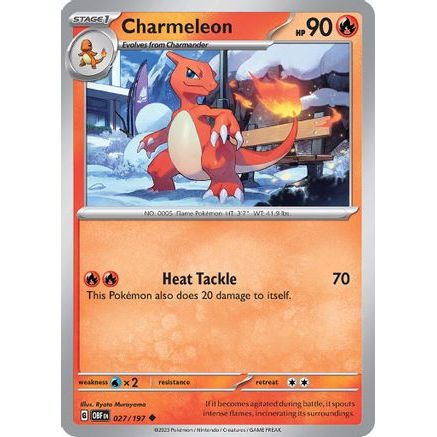 Charmeleon 27 - SV03 Obsidian Flames Reverse Holofoil