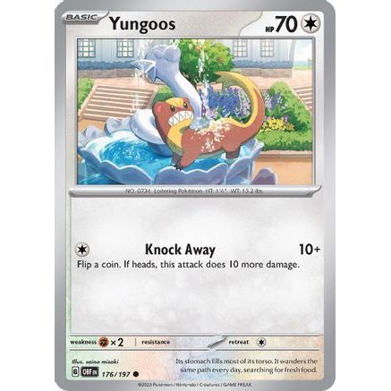 Yungoos 176 - SV03 Obsidian Flames Reverse Holofoil