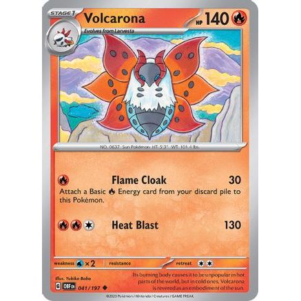 Volcarona 41 - SV03 Obsidian Flames