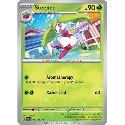 Steenee 17 - SV03 Obsidian Flames Reverse Holofoil