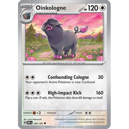 Oinkologne - 183/197 183 - SV03 Obsidian Flames Reverse Holofoil