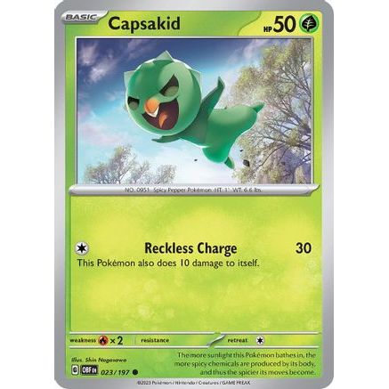 Capsakid - 023/197 23 - SV03 Obsidian Flames
