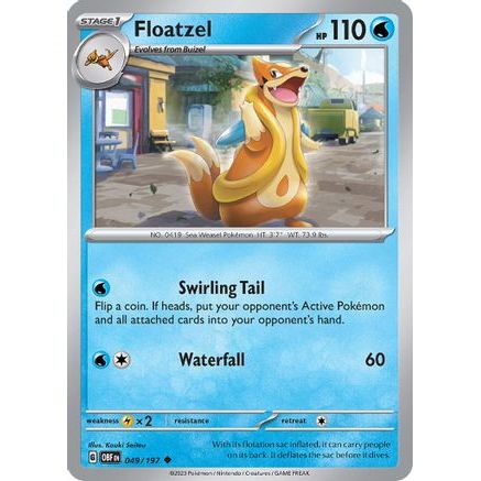 Floatzel 49 - SV03 Obsidian Flames
