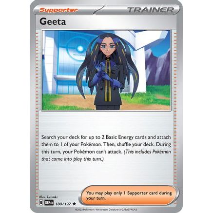 Geeta 188 - SV03 Obsidian Flames Holofoil