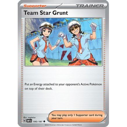 Team Star Grunt 195 - SV03 Obsidian Flames