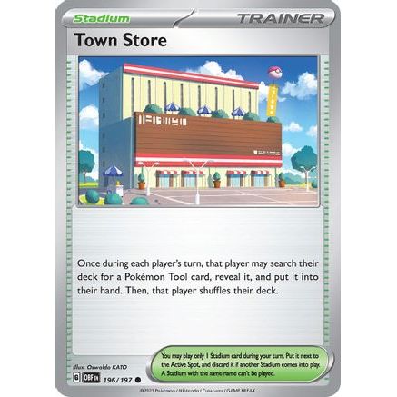Town Store 196 - SV03 Obsidian Flames Reverse Holofoil