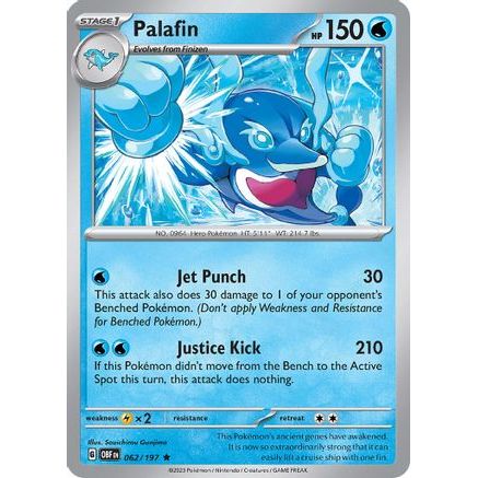 Palafin 62 - SV03 Obsidian Flames Reverse Holofoil