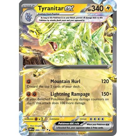 Tyranitar ex 66 - SV03 Obsidian Flames Holofoil