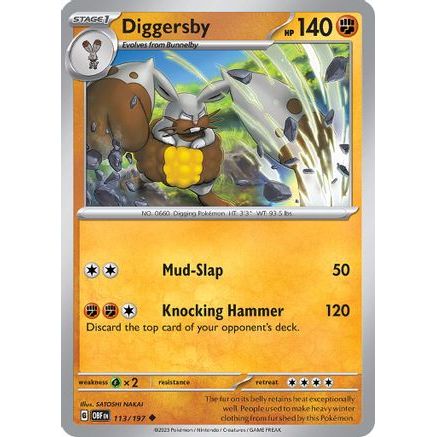 Diggersby 113 - SV03 Obsidian Flames Reverse Holofoil