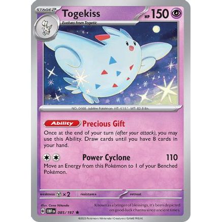 Togekiss 85 - SV03 Obsidian Flames Reverse Holofoil