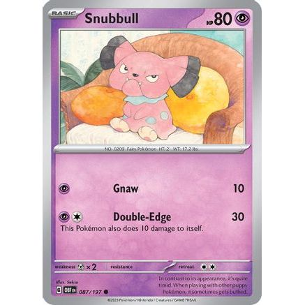 Snubbull 87 - SV03 Obsidian Flames