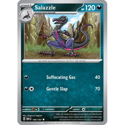 Salazzle 140 - SV03 Obsidian Flames