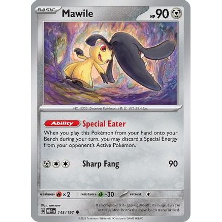 Mawile - 143/197 143 - SV03 Obsidian Flames