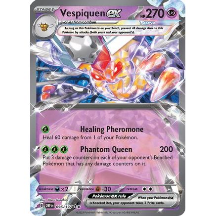 Vespiquen ex 96 - SV03 Obsidian Flames Holofoil