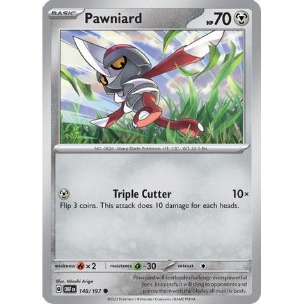 Pawniard 148 - SV03 Obsidian Flames Reverse Holofoil
