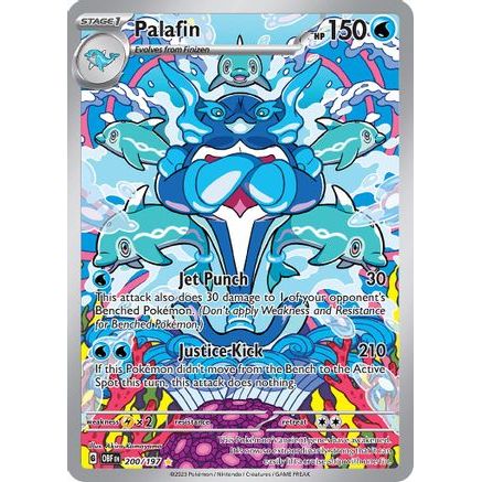 Palafin - 200/197 200 - SV03 Obsidian Flames Holofoil