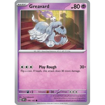 Greavard - 100/197 100 - SV03 Obsidian Flames