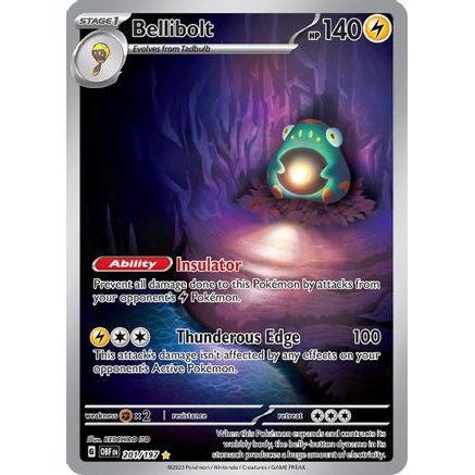 Bellibolt - 201/197 201 - SV03 Obsidian Flames Holofoil