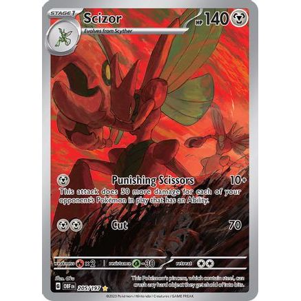 Scizor - 205/197 205 - SV03 Obsidian Flames Holofoil