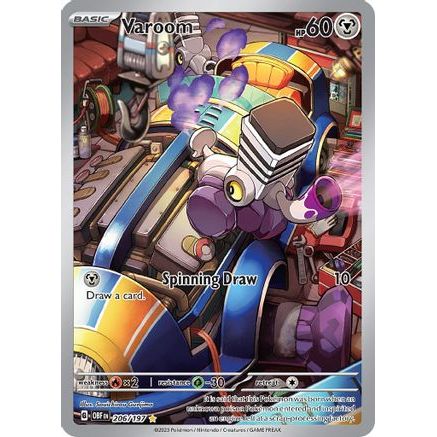 Varoom - 206/197 206 - SV03 Obsidian Flames Holofoil