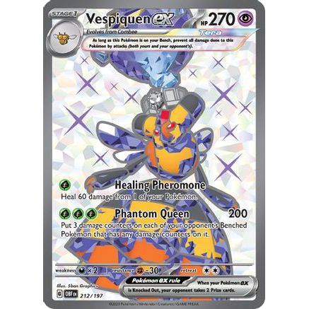 Vespiquen ex - 212/197 212 - SV03 Obsidian Flames Holofoil