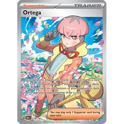 Ortega - 219/197 219 - SV03 Obsidian Flames Holofoil