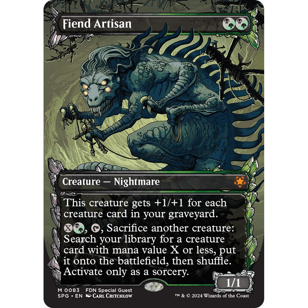 Fiend Artisan (Showcase) (SPG-083) - Special Guests: (Showcase) Foil