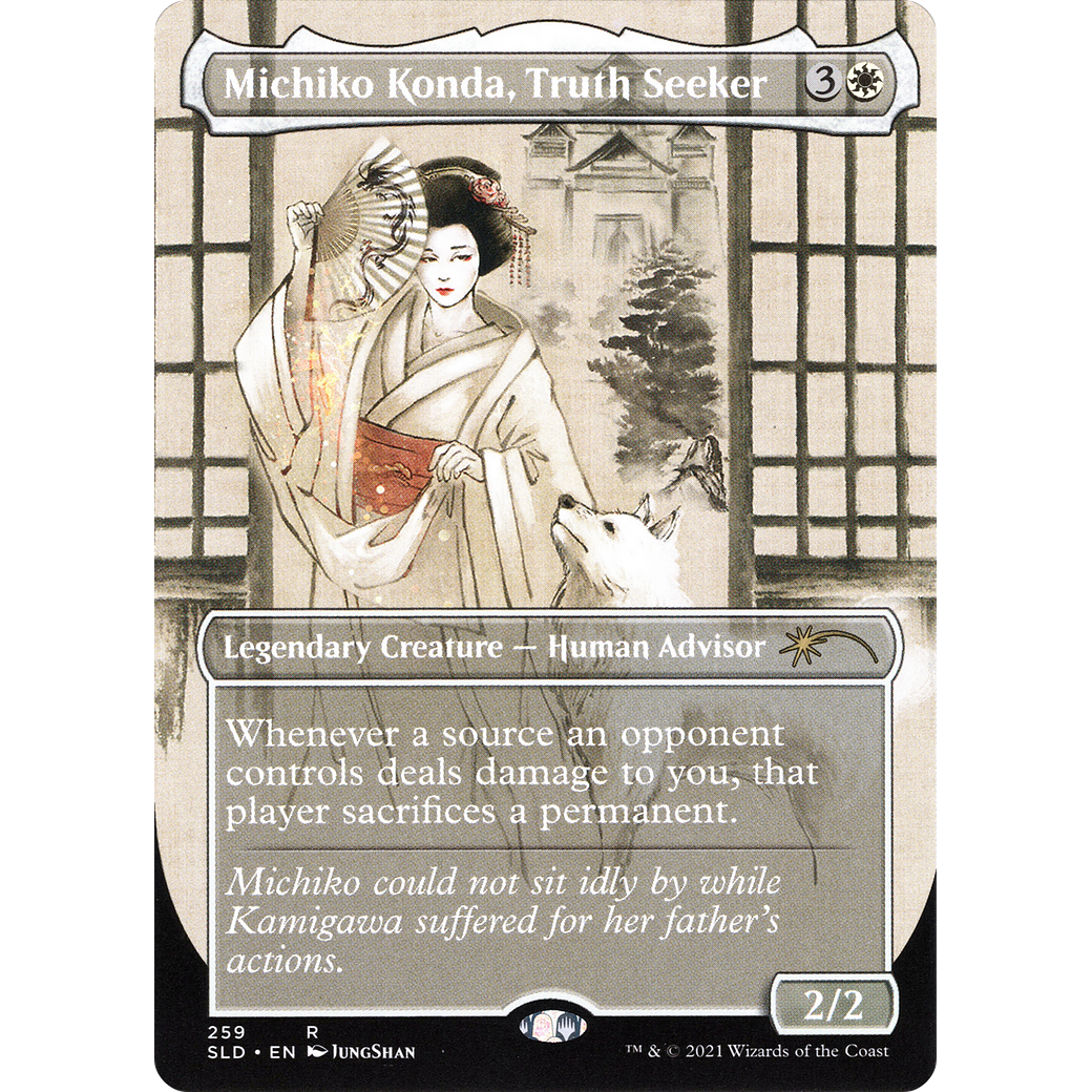 Michiko Konda, Truth Seeker (SLD-259) - Secret Lair Drop (Borderless) Foil