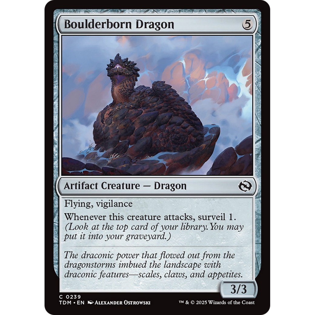 Boulderborn Dragon (TDM-239) - Tarkir: Dragonstorm