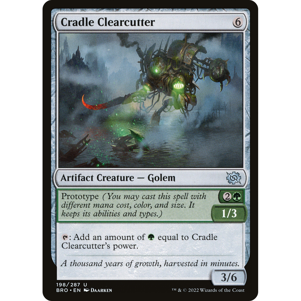 Cradle Clearcutter (BRO-198) - The Brothers' War Foil