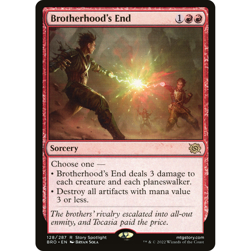 Brotherhood's End (BRO-128) - The Brothers' War
