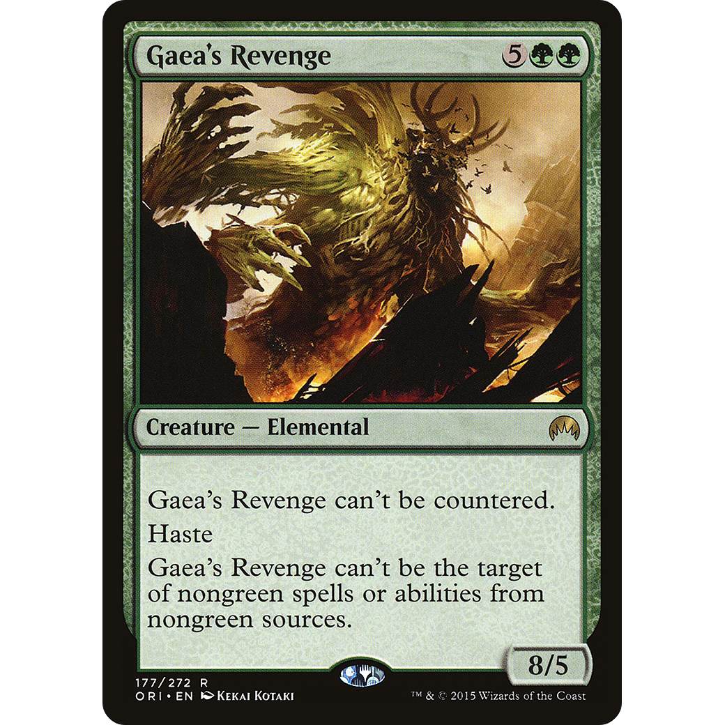 Gaea's Revenge (ORI-177) - Magic Origins Foil