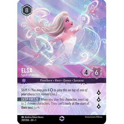 Elsa - Spirit of Winter (Enchanted) (207/204) - The First Chapter Holofoil